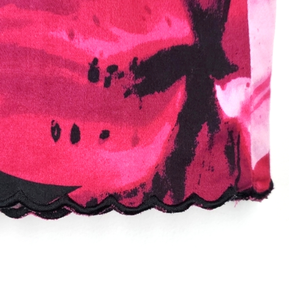 Olivia & Grace Pink Lily Zebra Print Mini Skirt Floral Animal Print Size 8 NWOT - Picture 4 of 13
